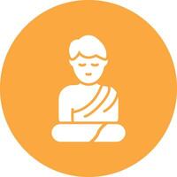 Monk Mobile Ready Icon vector