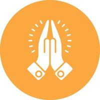 Praying Business Interface Asset vector