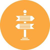 Road Sign Simple Line Sketch vector