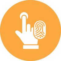 Touch Id Soft Shadow Design vector