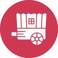 Cart Modern Tech Icon vector