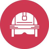 Firefighter Helmet Color Enhanced Graphic vector