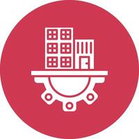 Infrastructure Digital Concept Icon vector