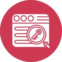Keyword Playful Line Icon vector