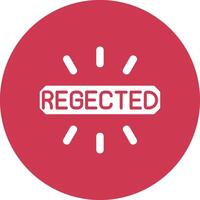 Rejected User-Friendly Visual vector