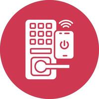 Smart Door Graphic Interface Asset vector