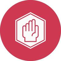 Restricted Area Simple Motion Design vector