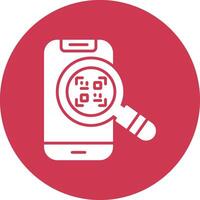 Qr Scan Compact App Icon vector