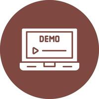 Demo Web Interface Symbol vector