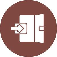 Emergency Exit Compact App Icon vector