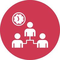 Teamwork Artistic UI Symbol vector