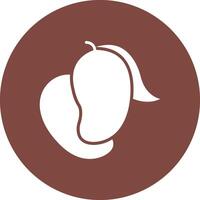 Mango Shadowed Icon Style vector