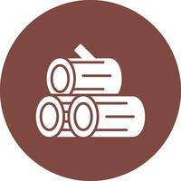 Log Dark Theme Element vector
