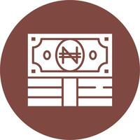 Naira Pixel Perfect Design vector