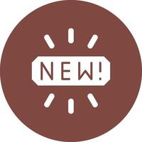 New Solid Fill Design vector