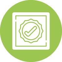 Confirmation Clean Web Element vector