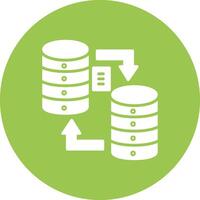 Data Migration Clean Shape Symbol vector