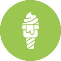 Ice Cream High Contrast Graphic vector