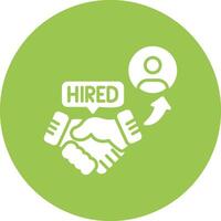 Hired Sharp Edge Symbol vector