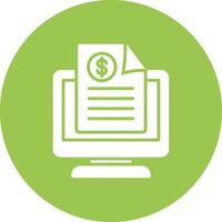 Invoice slip Isometric Art vector