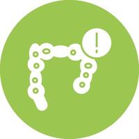 Large Intestine Creative Interface Art vector