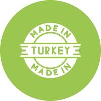 Made In Turkey Simple UI Visual vector