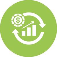 Macroeconomics High Contrast Graphic vector