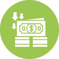 Money Loss Clean Web Element vector