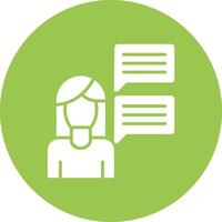 Self Introduction Responsive Icon Badge vector