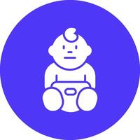 Baby Simple Line Sketch vector