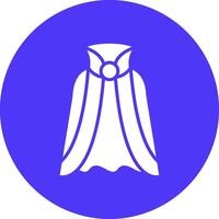 Cape Smooth Gradient Icon vector