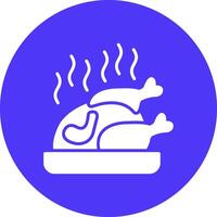 Chicken Frame Icon vector