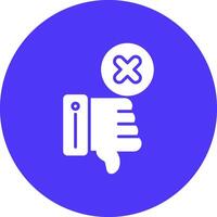 Dislike Outlined App Visual vector