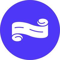 Folded Ribbon Web Interface Symbol vector