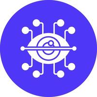 Iris Recognition Pop Color Style vector