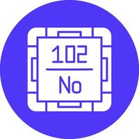 Nobelium Crisp Flat Art vector