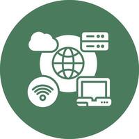 Networking Pop Color Style vector