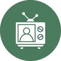 Broadcast High Contrast Graphic vector