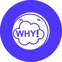 Why Business Style Symbol vector