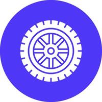 Wheel Thin Line Design vector