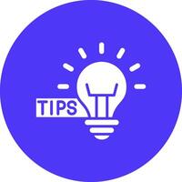 Tips Functional Flat Style vector