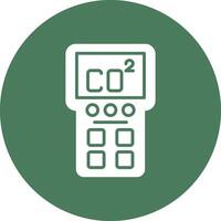 Gas Detector Mobile App Graphic vector