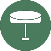 Glass Table Sharp Edge Symbol vector
