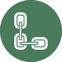 Hyperlink Digital Concept Icon vector