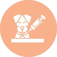 Animal Vaccination Stylized Tech Element vector
