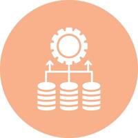 Data Integration Compact App Icon vector