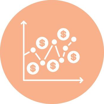 Dollar Cost Average User-Friendly Visual vector