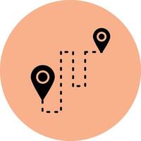 Destination Conceptual Line Work vector