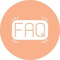 Faq Line Style Symbol vector