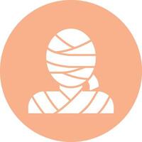Mummy Responsive Icon Badge vector
